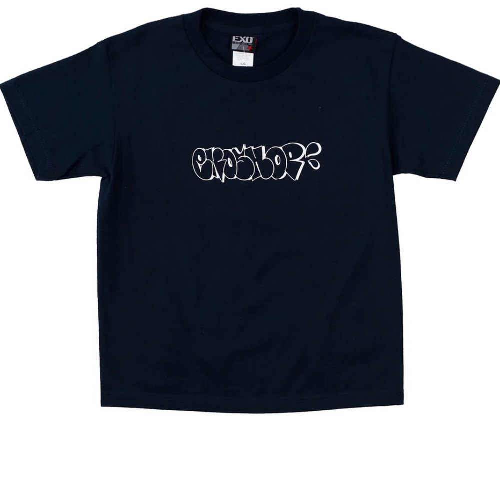 Kids Navy Graphic T-Shirt